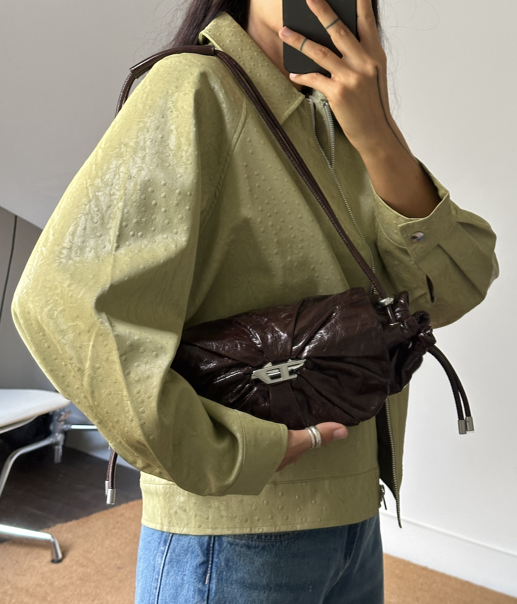 Diesel Women Scrunch D-Shoulder Bag