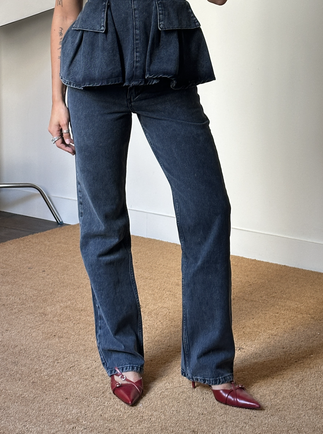Rotate Slim Boot Cut Jeans