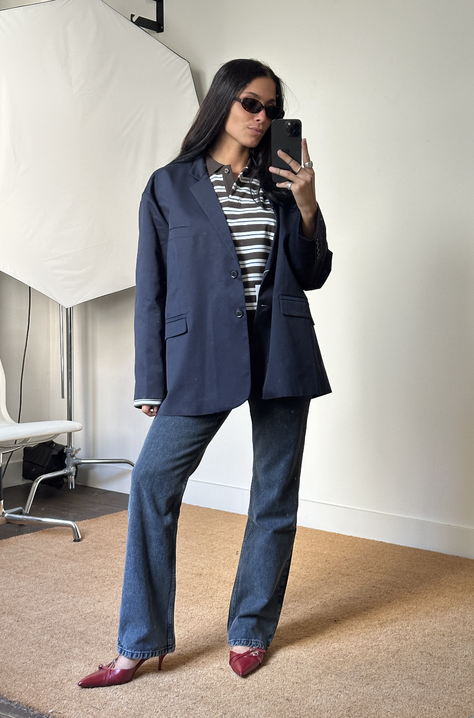 Rotate Slim Boot Cut Jeans