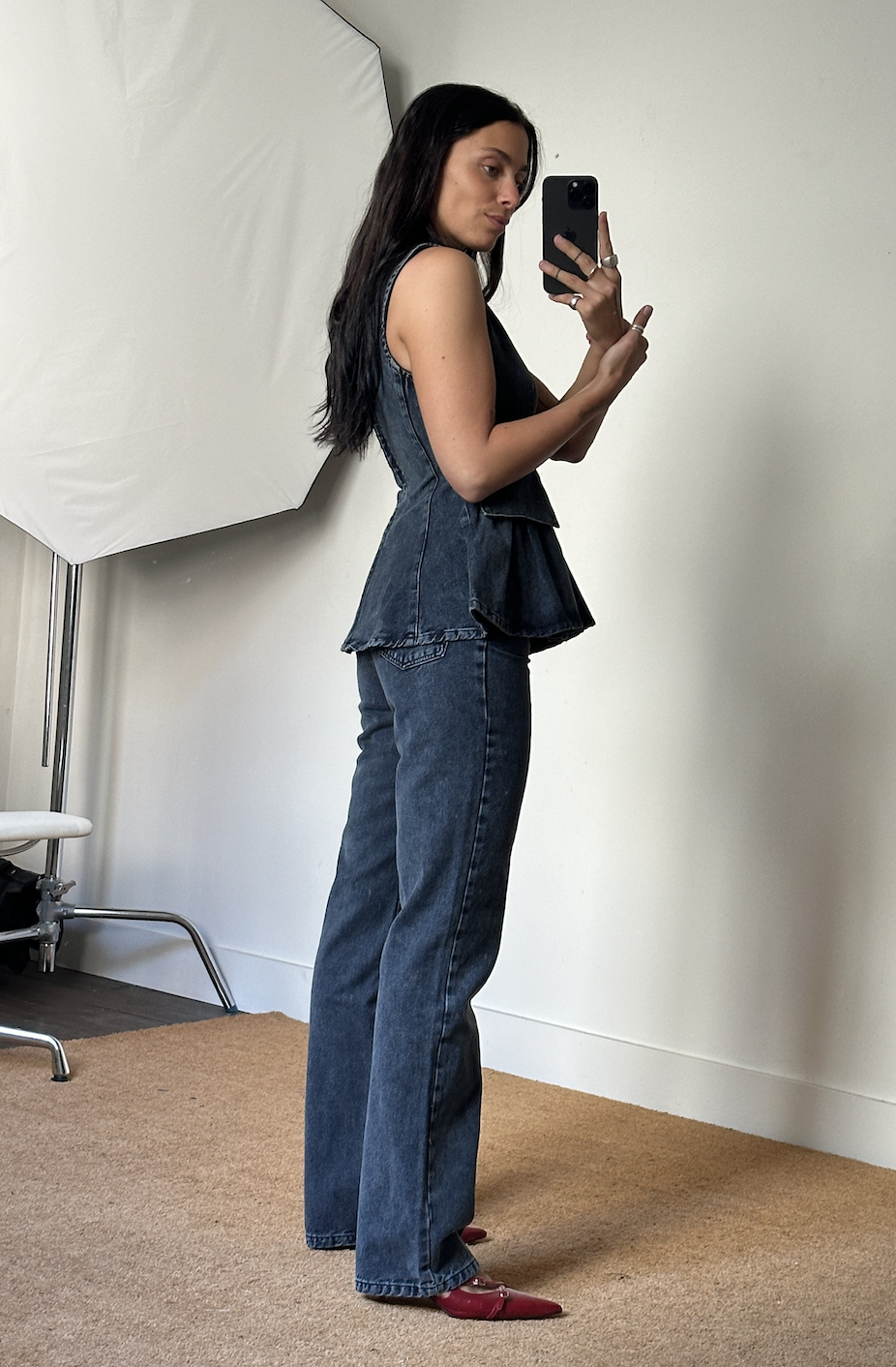 Rotate Slim Boot Cut Jeans