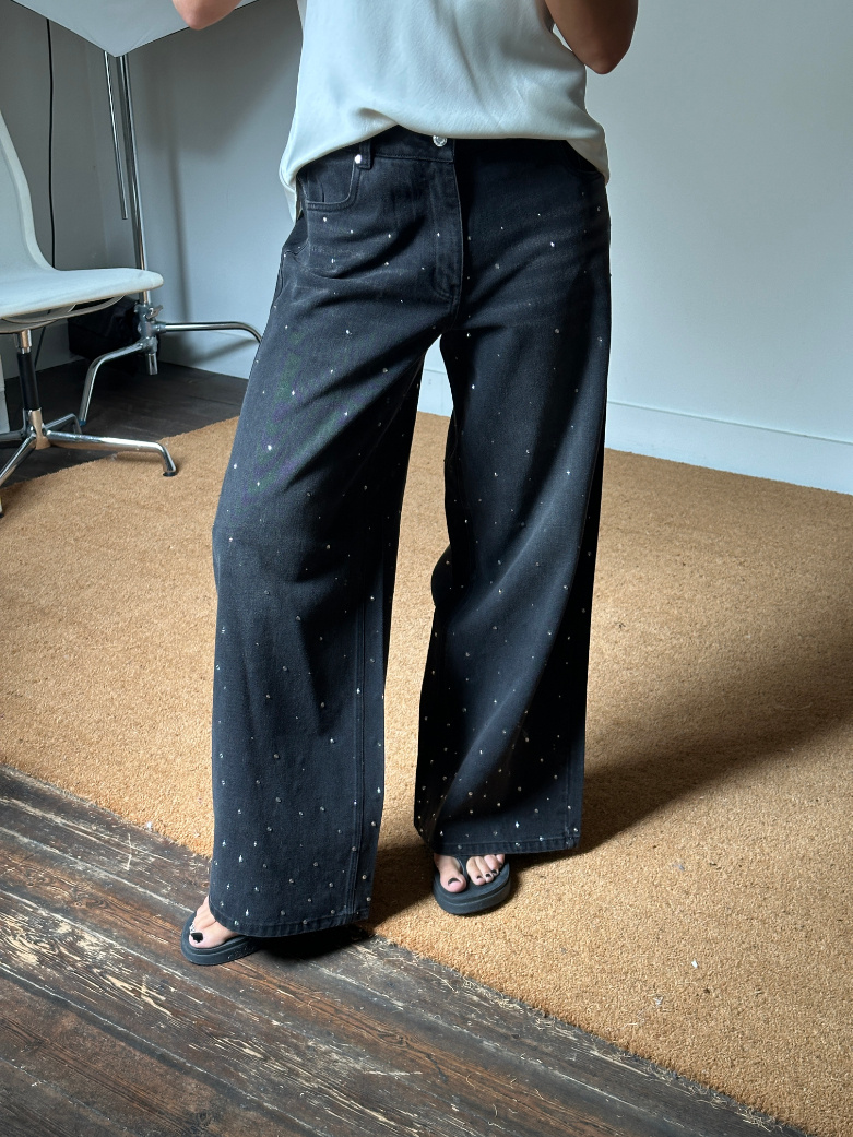 House of Sunny Crystallized Jeans