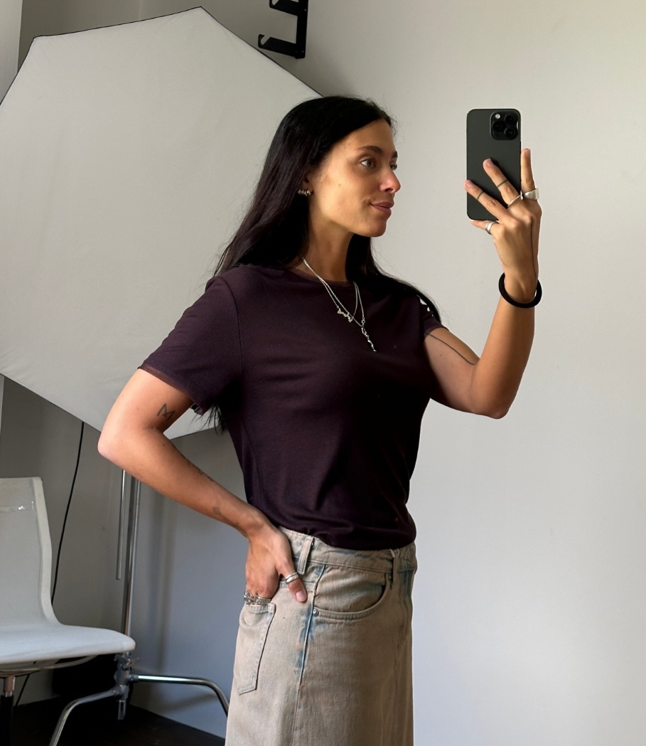 Remain Mesh Trim T-shirt