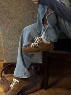 Alohas Suede Leather Sneakers