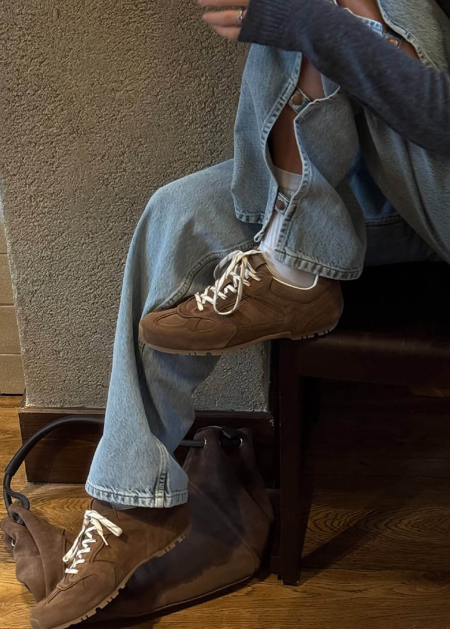 Alohas Suede Leather Sneakers