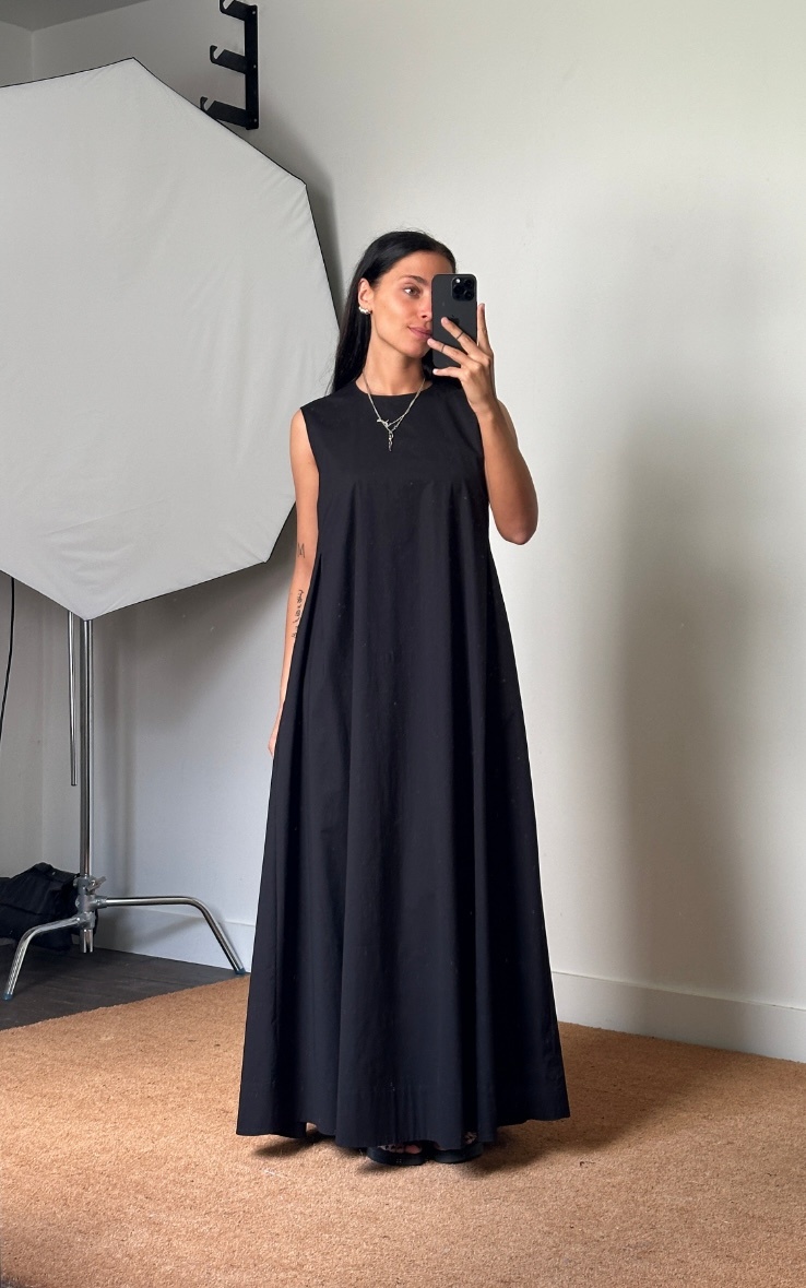 Remain A-Shape Maxi Dress