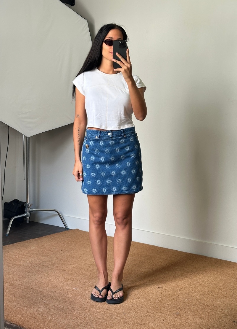 Alohas Hada Denim Skirt