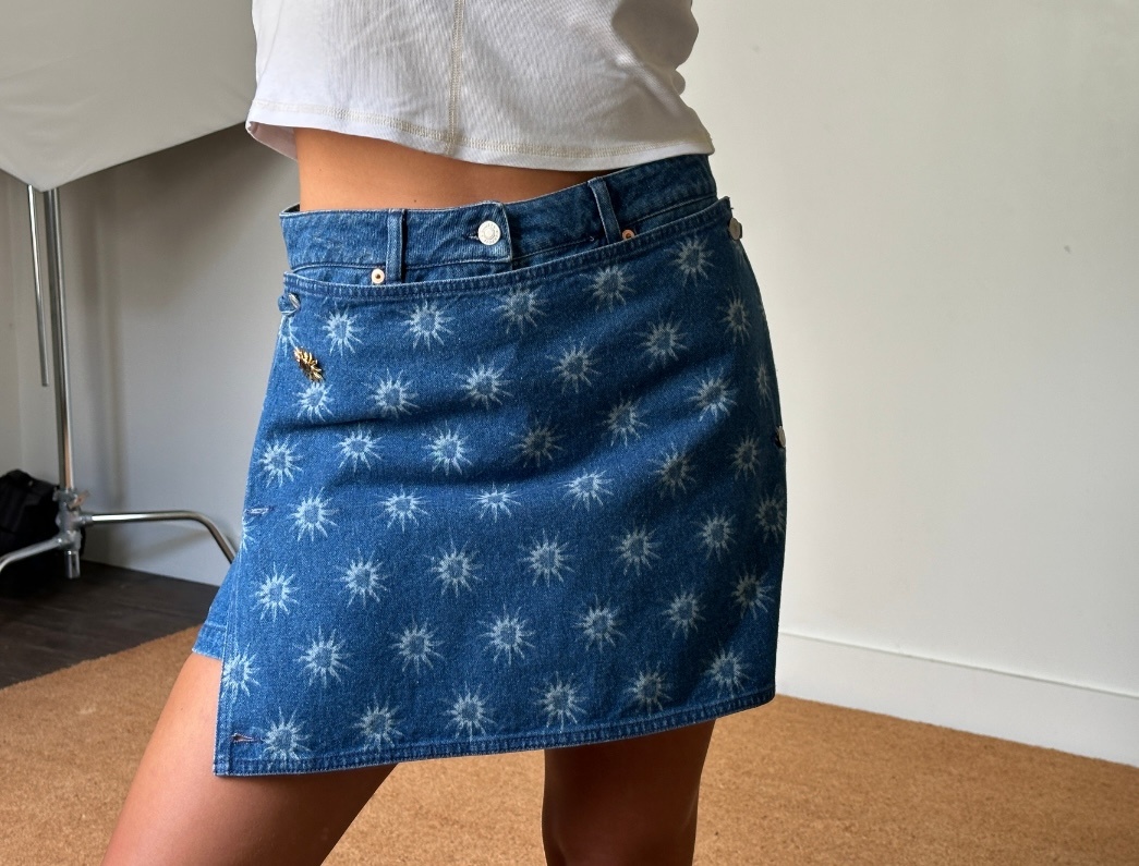 Alohas Hada Denim Skirt