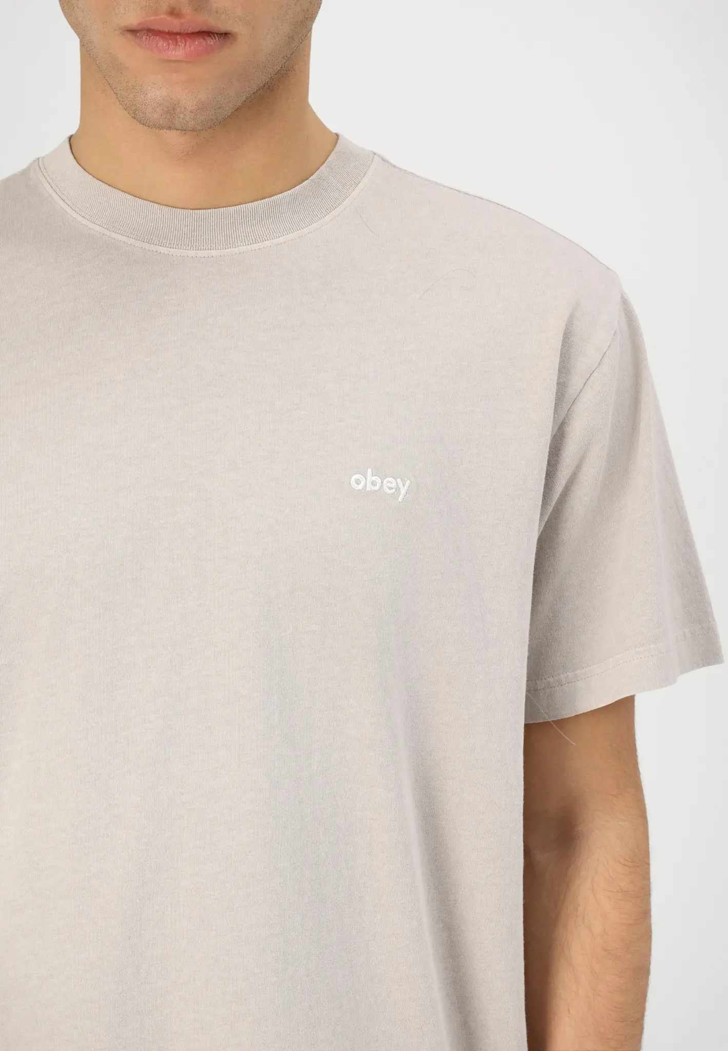 Obey Men Lowercase Pigment T-shirt