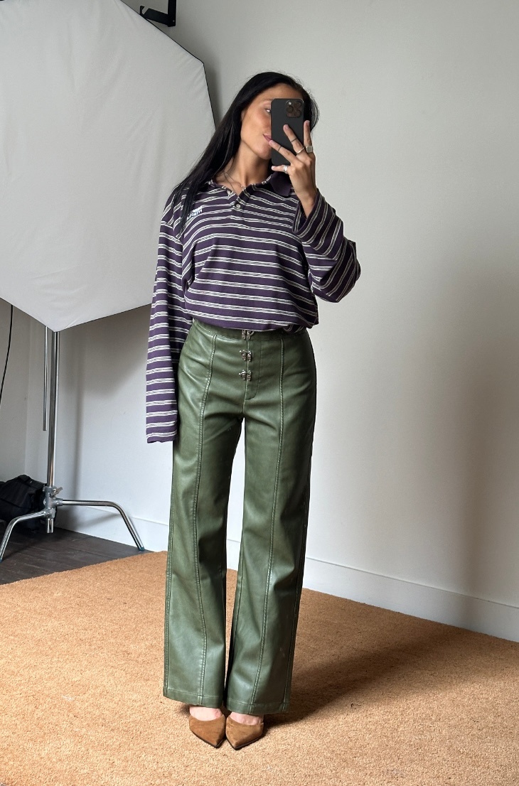 Laagam Ronnie Leather Trousers