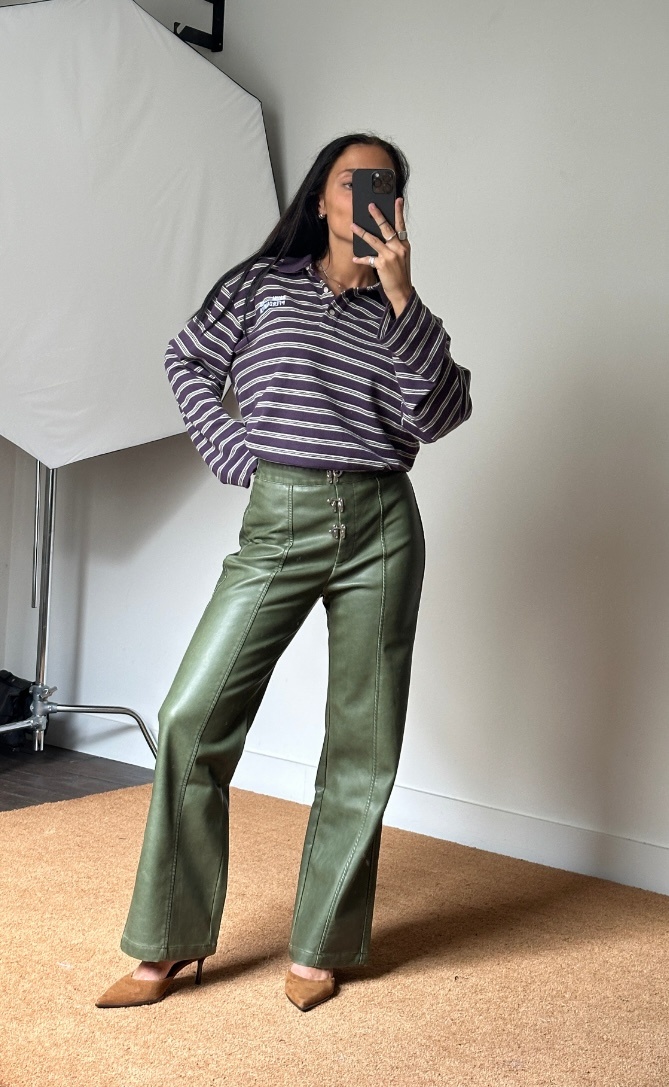 Laagam Ronnie Leather Trousers