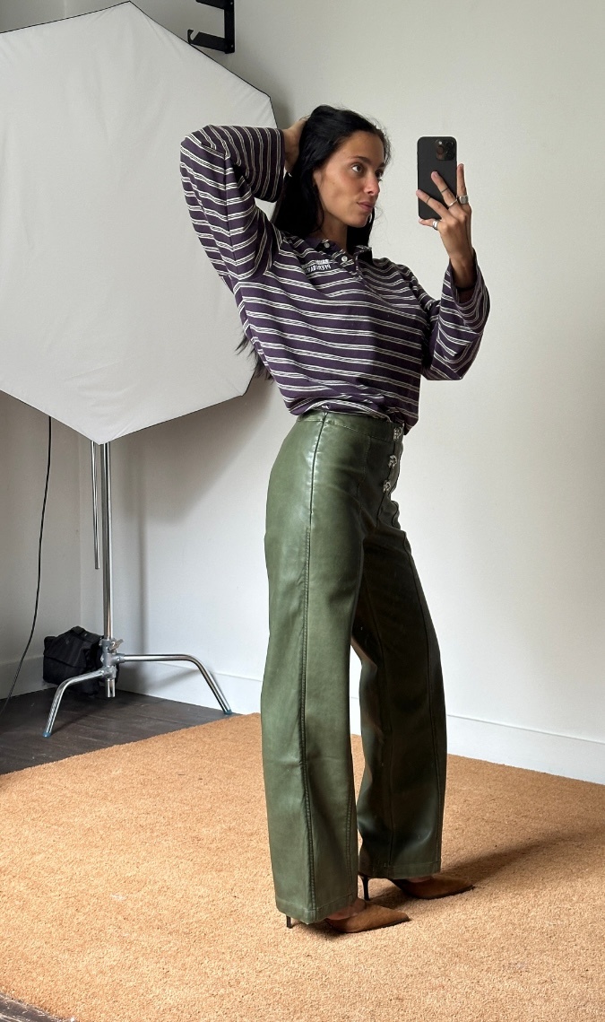 Laagam Ronnie Leather Trousers