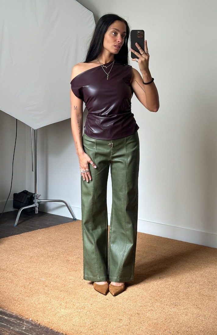 Laagam Ronnie Leather Trousers