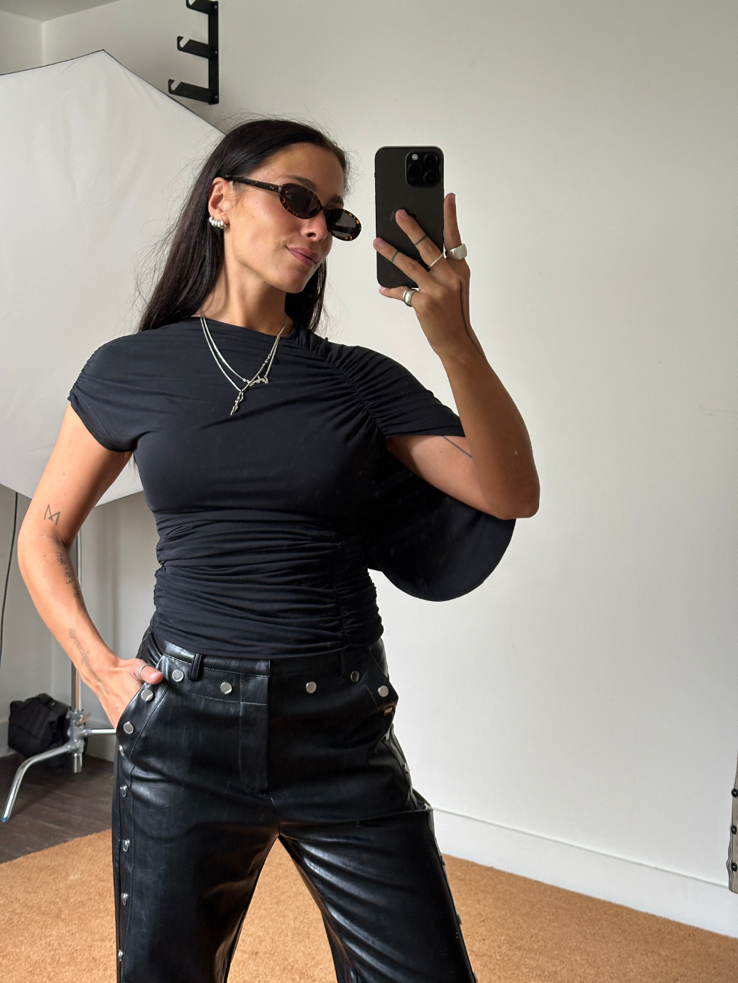 Laagam Aeris Draped Top