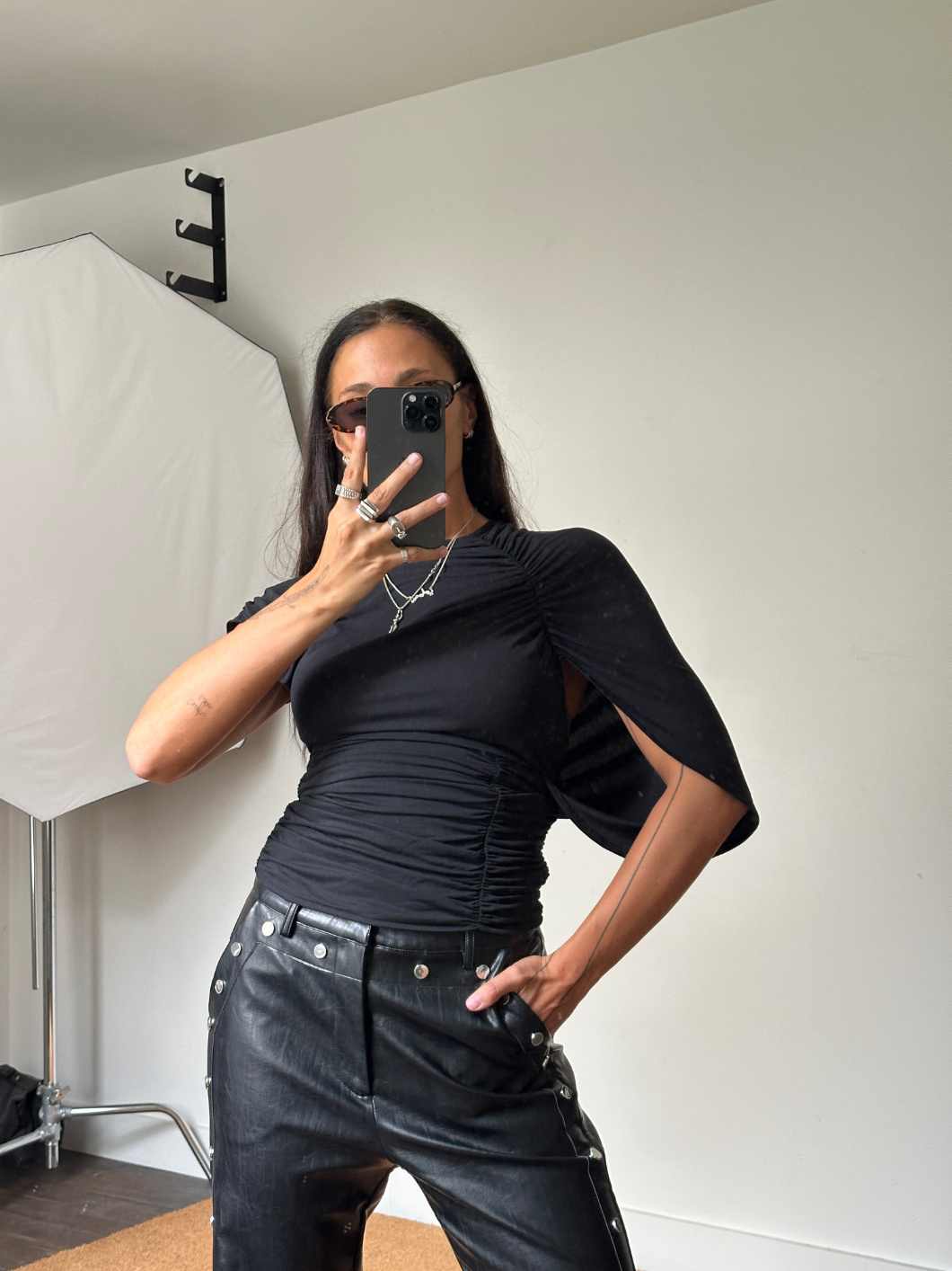 Laagam Aeris Draped Top