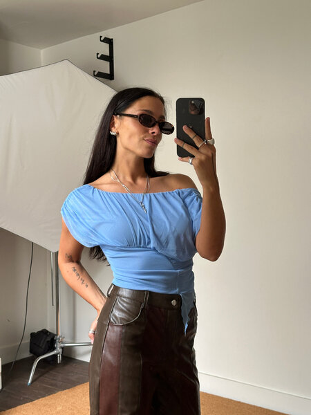 Laagam Gemini Draped Top