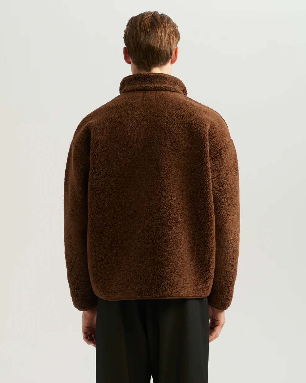 ANGE PROJECTS Fleece Half Zip Sweater