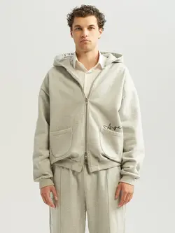 ANGE PROJECTS Double Zip Hoodie