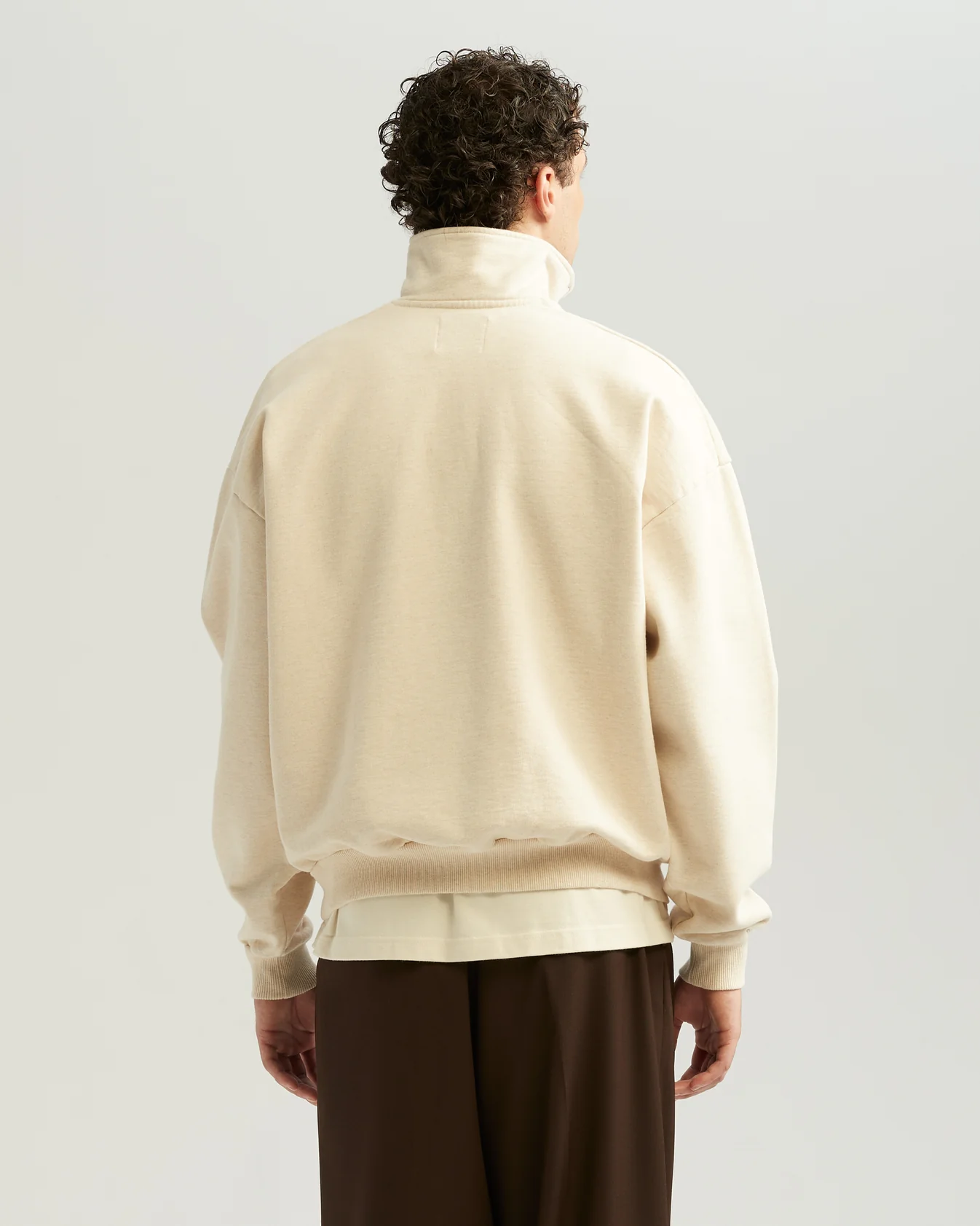 ANGE PROJECTS Zipped Roll-Neck Sweater