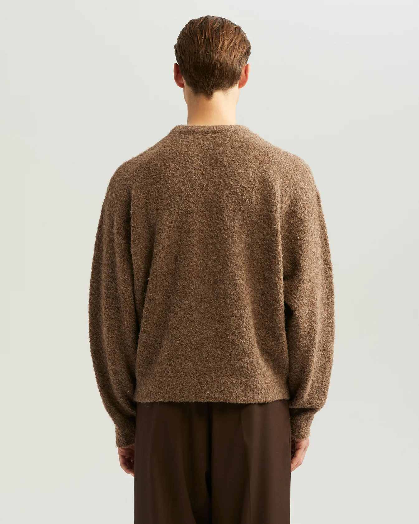 ANGE PROJECTS Boucle Knit Sweater