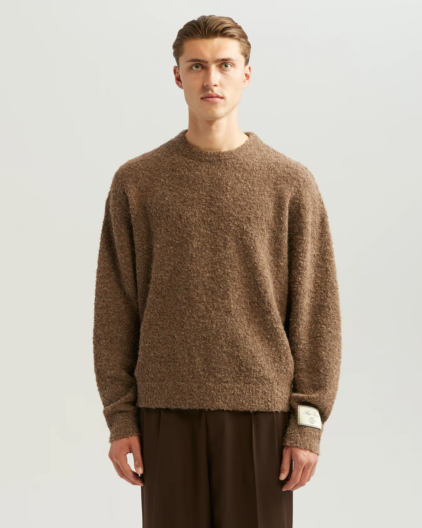 ANGE PROJECTS Boucle Knit Sweater