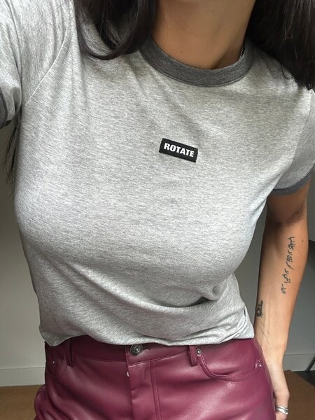 Rotate Strechy Fitted T-Shirt