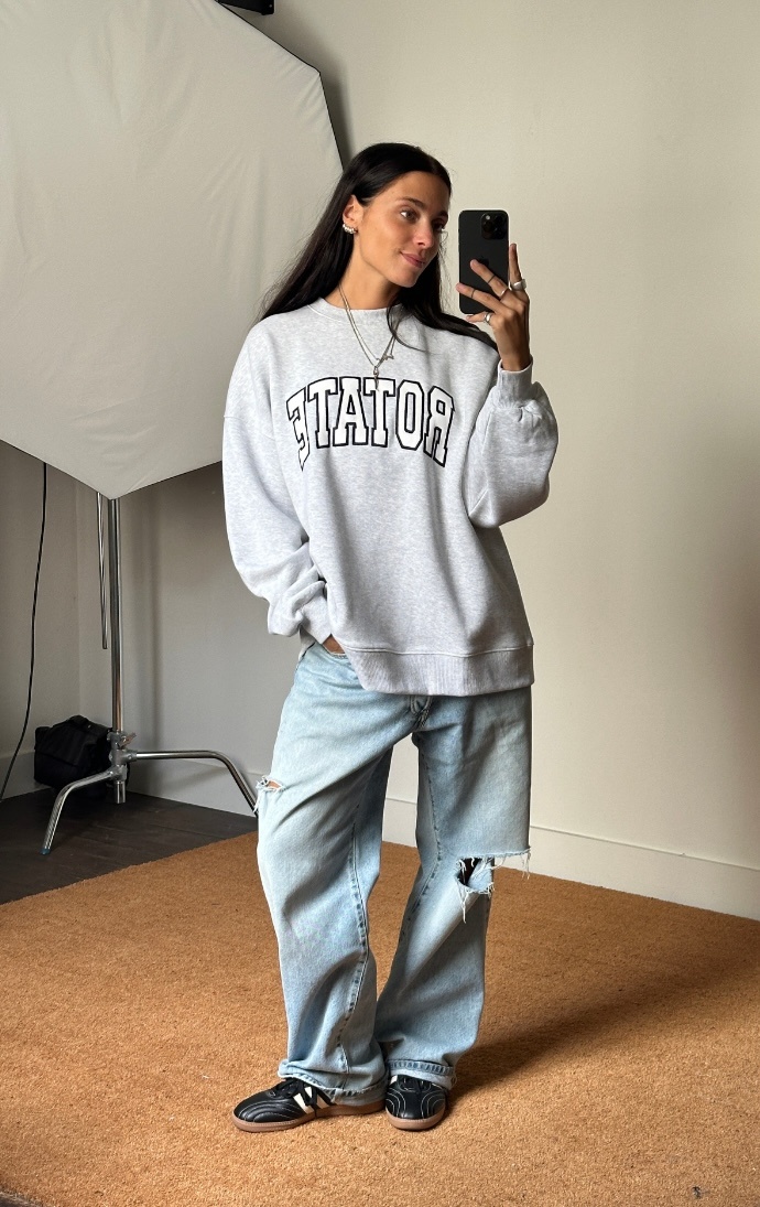 Rotate Heavy Crewneck Sweater