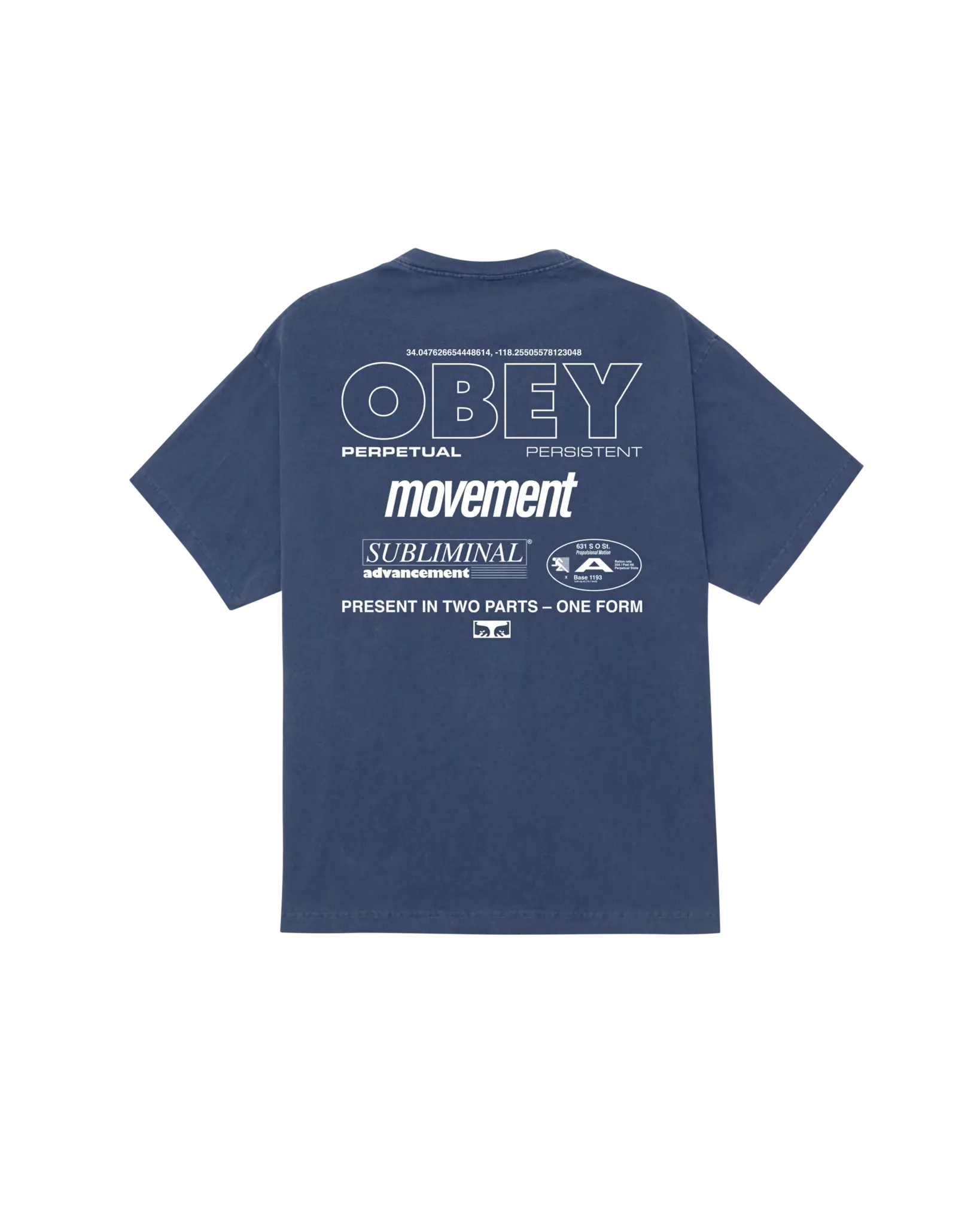 Obey Men Persistent Movement T-Shirt