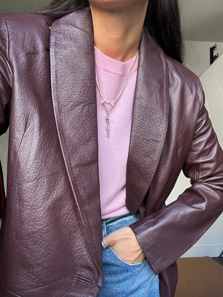 Remain Leather Blazer