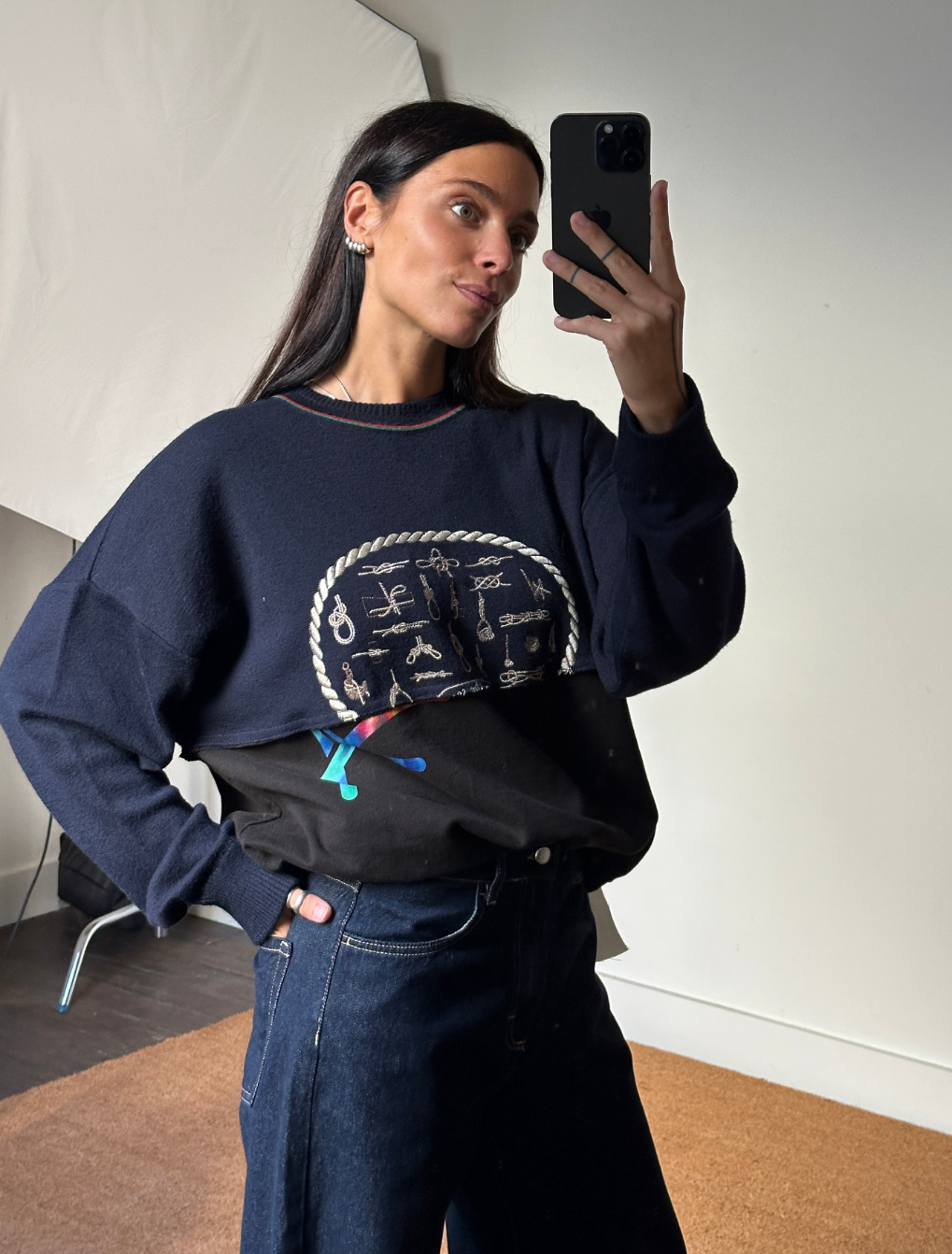 Façon Jacmin Silk Upcycled  Sweater