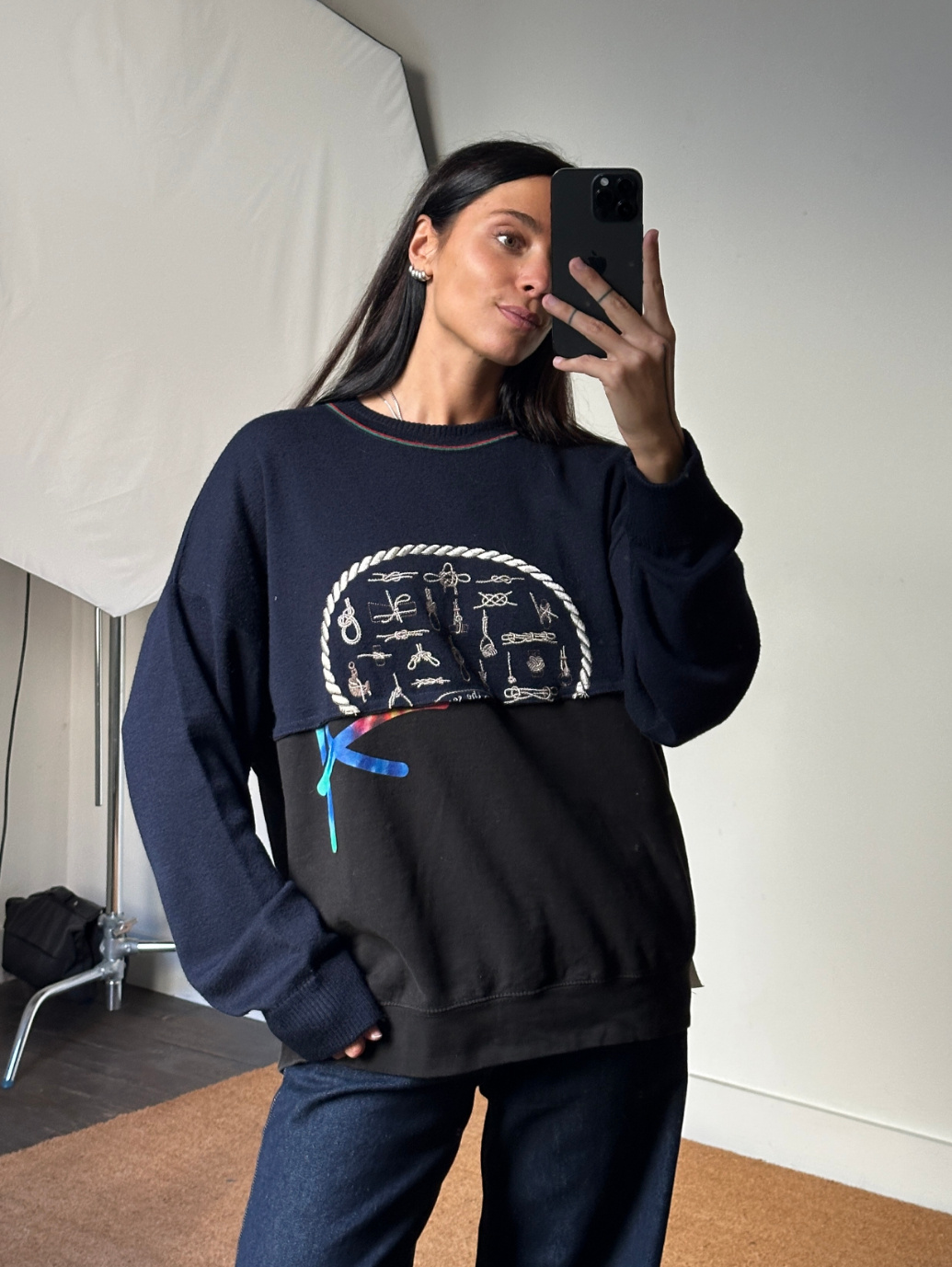 Façon Jacmin Silk Upcycled  Sweater