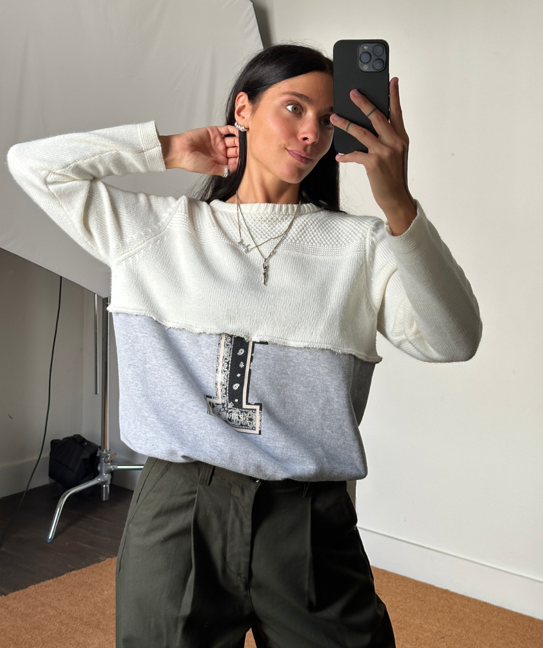 Façon Jacmin Silk Upcycled Sweater