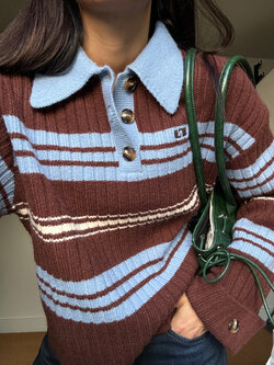 Laagam Graz Striped Polo