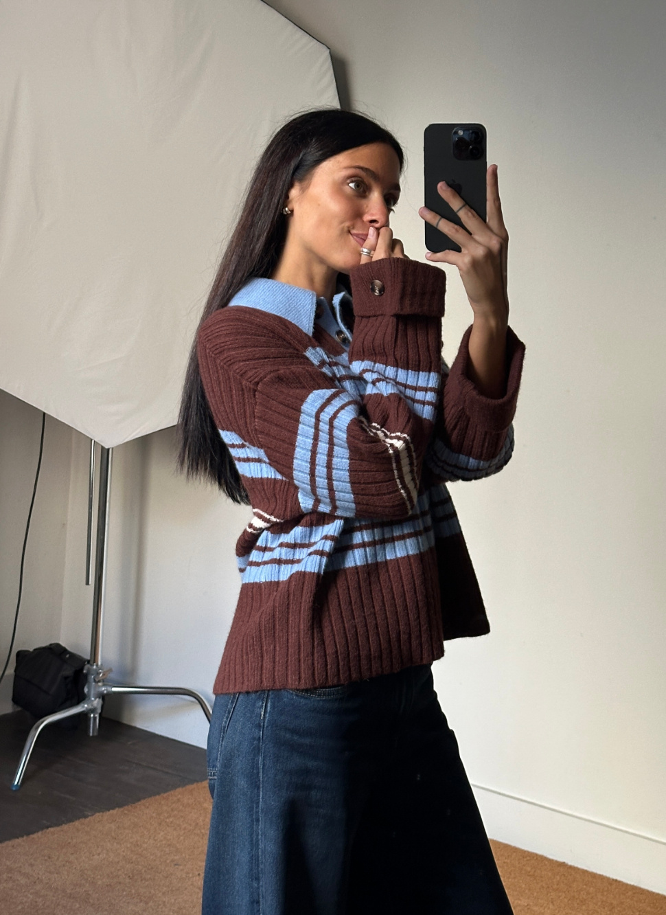 Laagam Graz Striped Polo