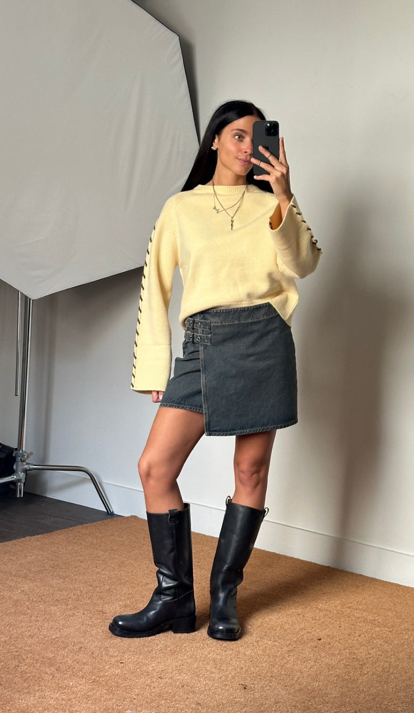 Samsoe Samsoe Women Sabethy Buckle Skirt