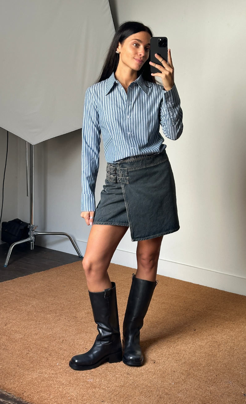 Samsoe Samsoe Women Sabethy Buckle Skirt