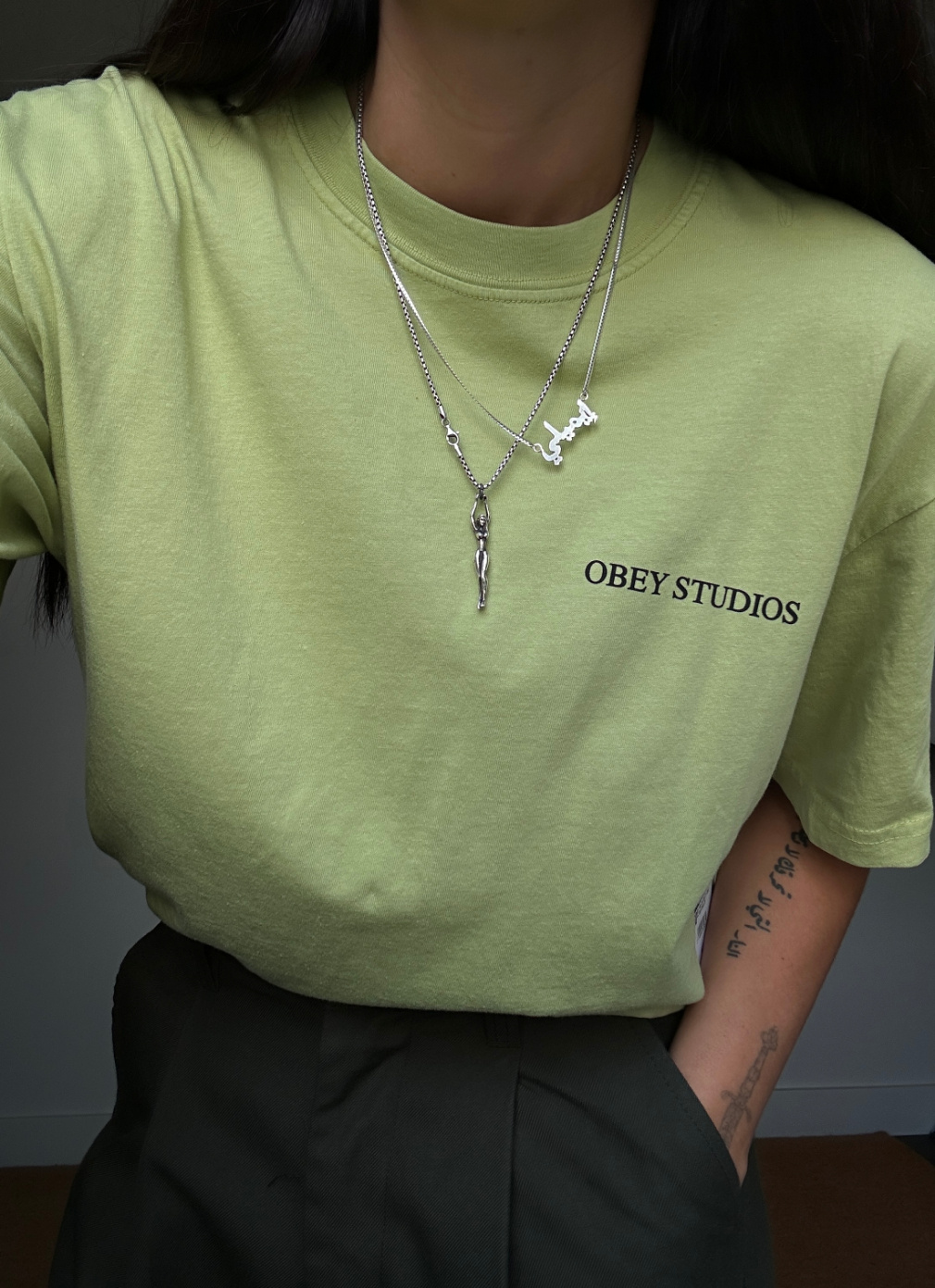 Obey Women Mix City Roll T-Shirt