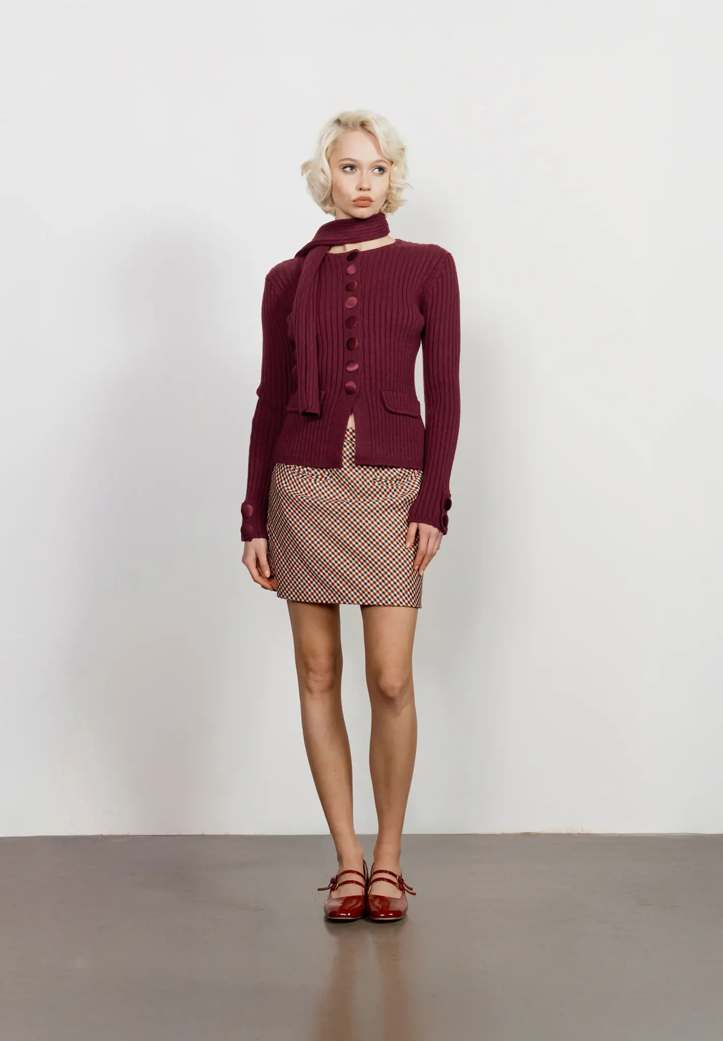 House of Sunny Classic Rib Scarf Knit