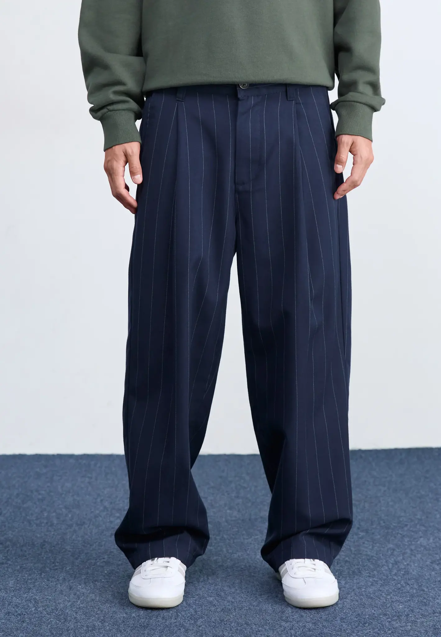 Obey Men Dean Pleated Trousers