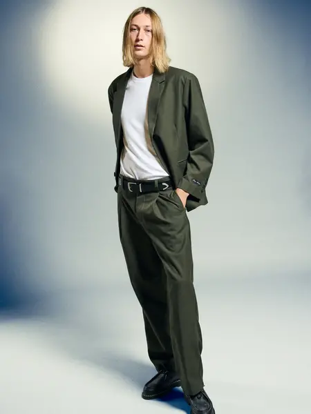 Obey Men Armel Pleated Trousers