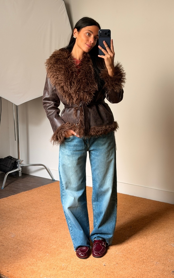 Laagam Zoya Shearling Coat