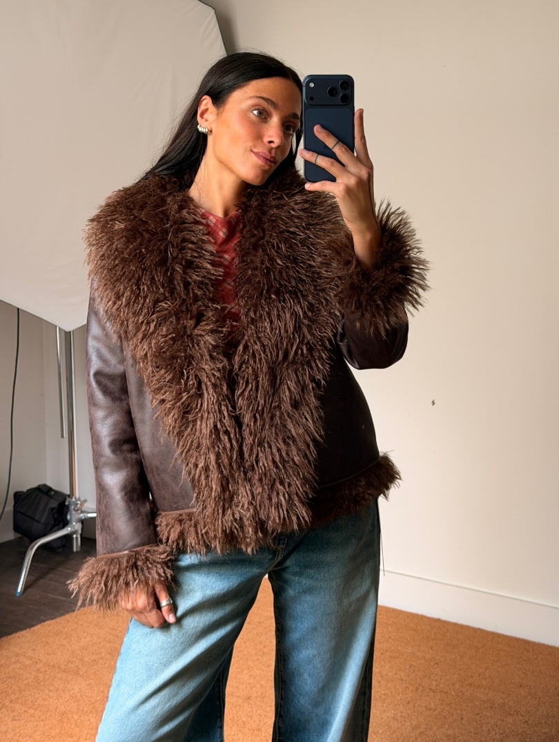 Laagam Zoya Shearling Coat