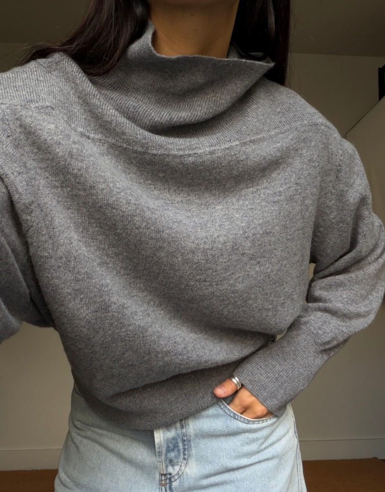 Remain High Neck Sweater