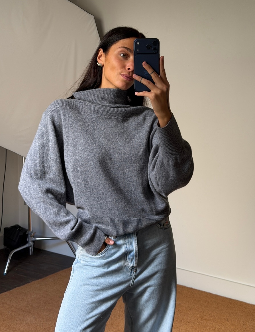 Remain High Neck Sweater