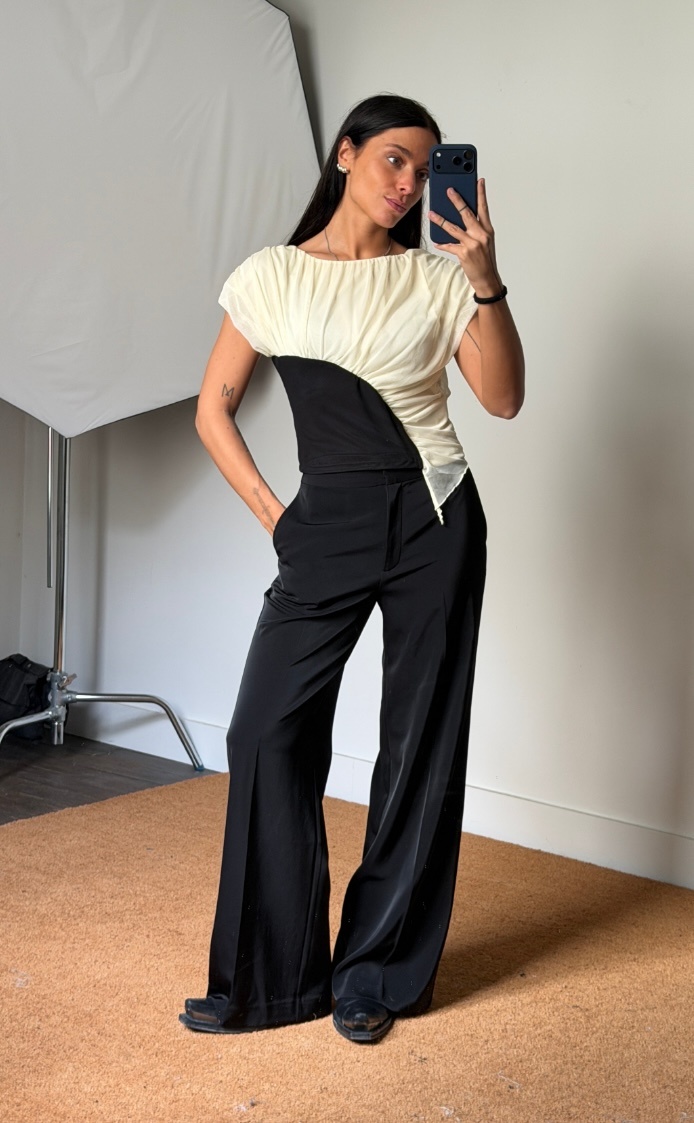 Laagam Gemini Draped Top