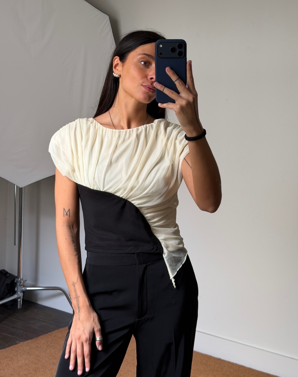 Laagam Gemini Draped Top