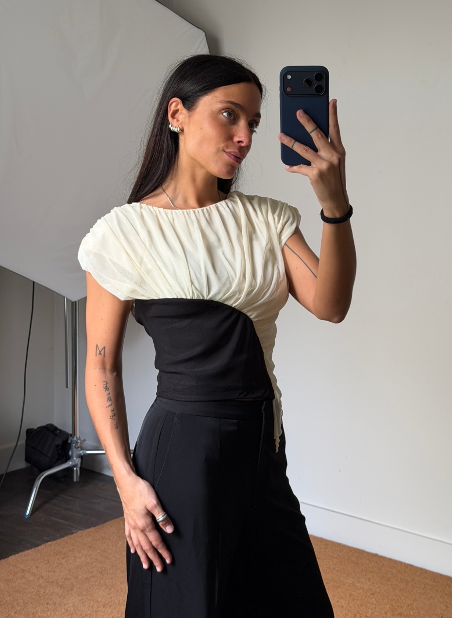 Laagam Gemini Draped Top