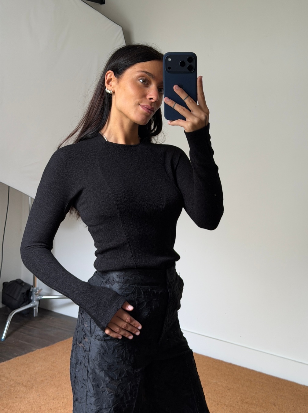 Remain Textured Longsleeve Top