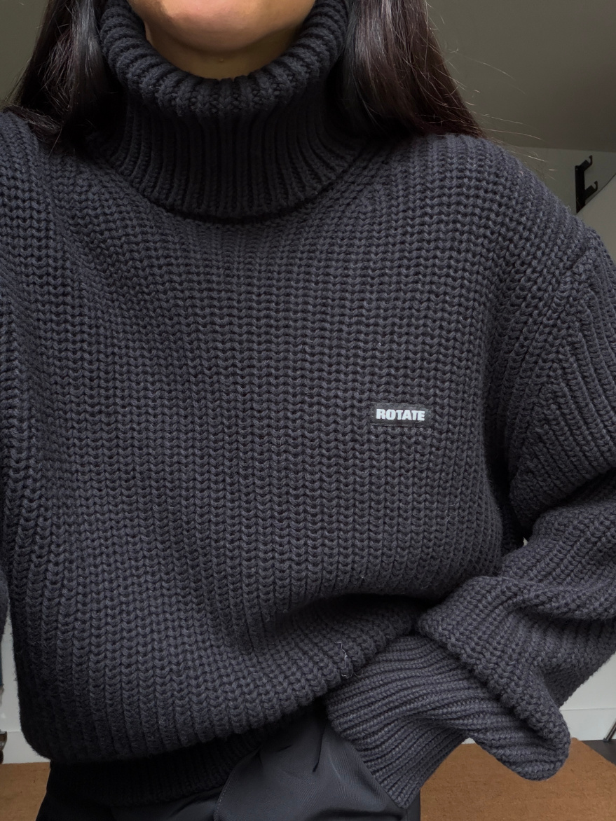 Rotate Knit Turtleneck Jumper
