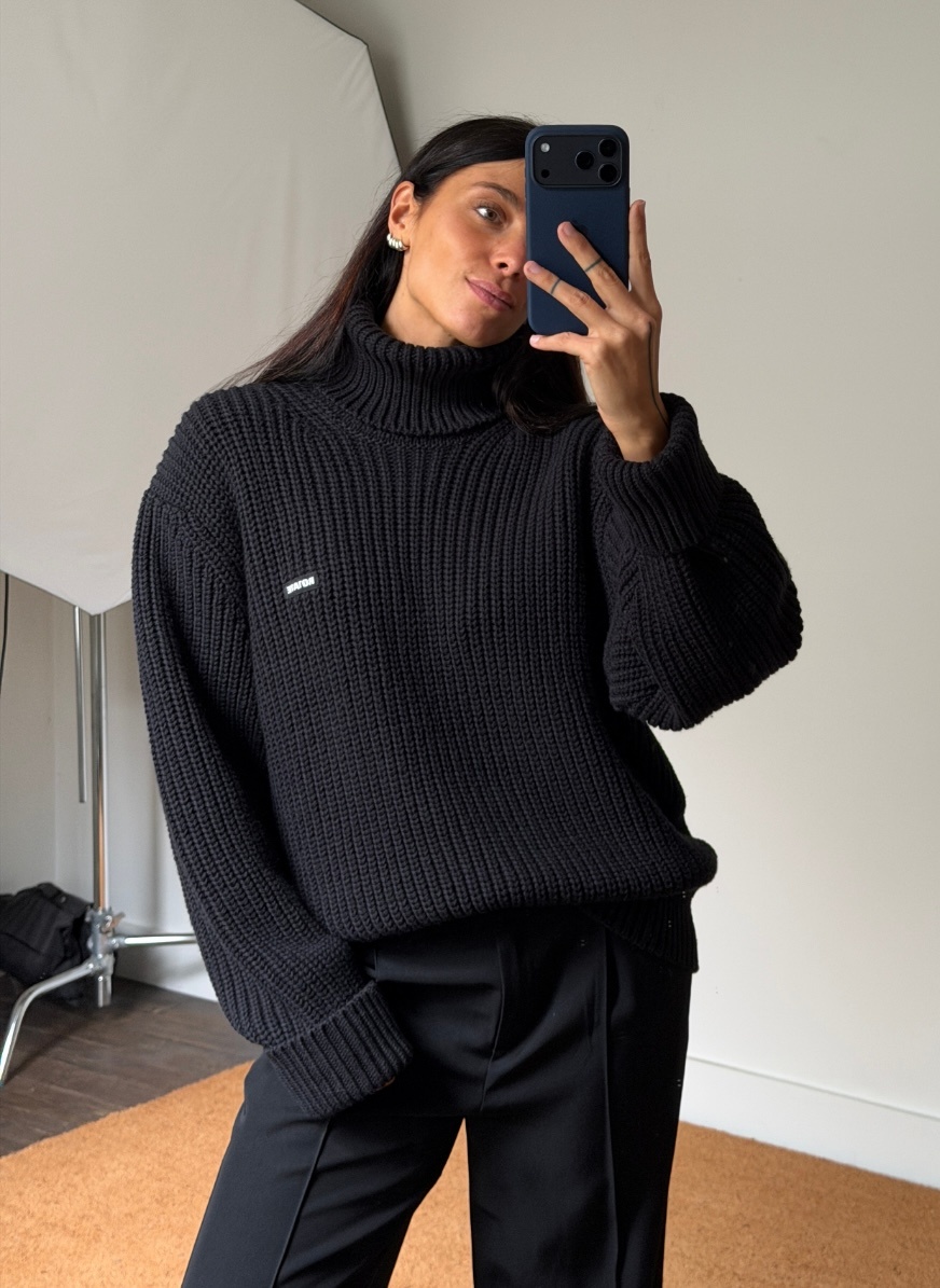 Rotate Knit Turtleneck Jumper