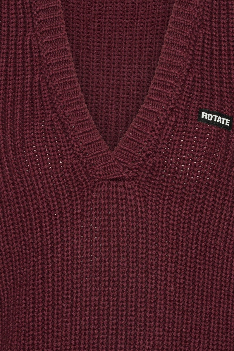 Rotate Knit V-Neck Vest